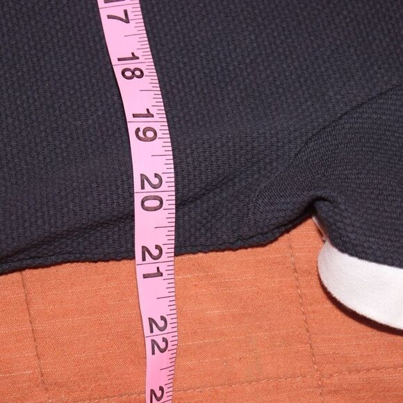 French Connection Navy Blue top Women Large - Picture 10 of 11